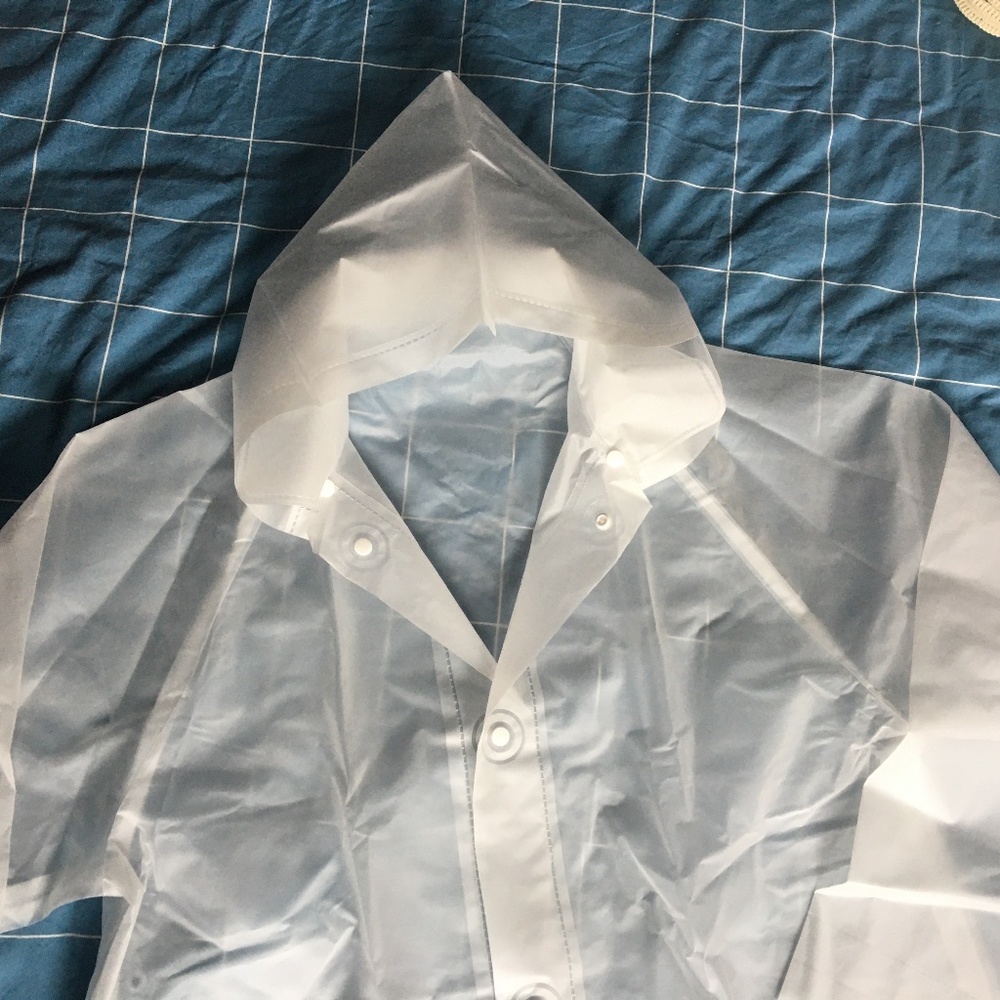Reusable soft rain coat, MUJI-brand FREE CUT - brand new